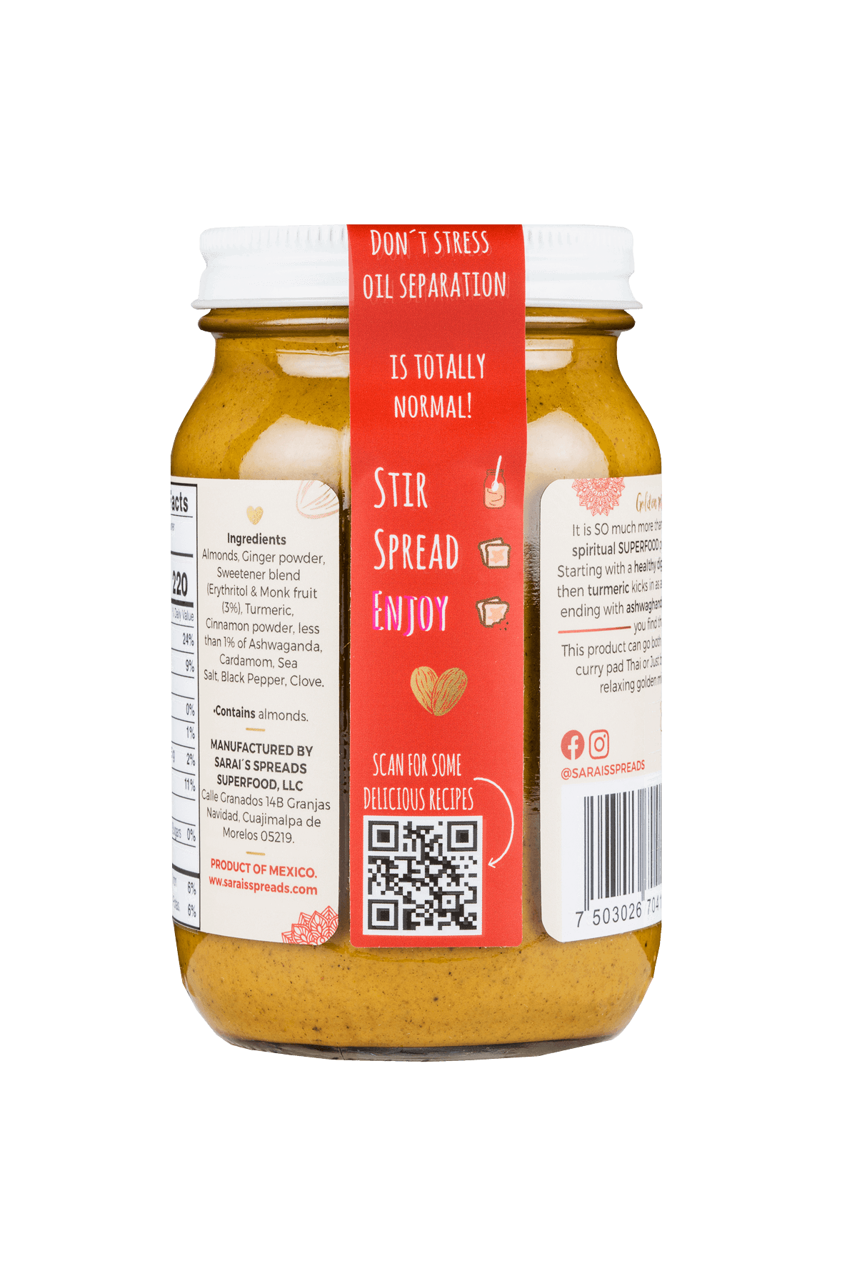 Vegan Golden Milk Almond Butter